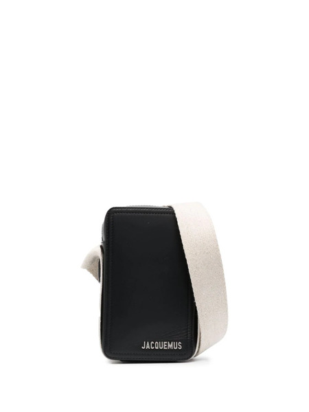  Jacquemus Le Cuerda Vertical Messenger Bag - Black 