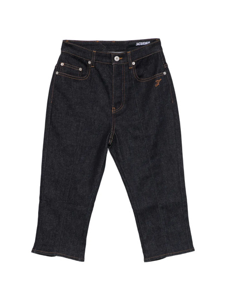  Jacquemus Le De-nimes Cropped Jeans - Blue 