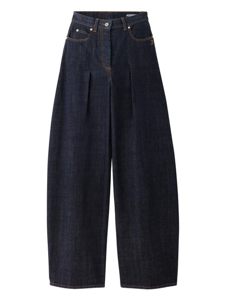  Jacquemus Le De-nîmes Ovalo Pleated Jeans - Blue 