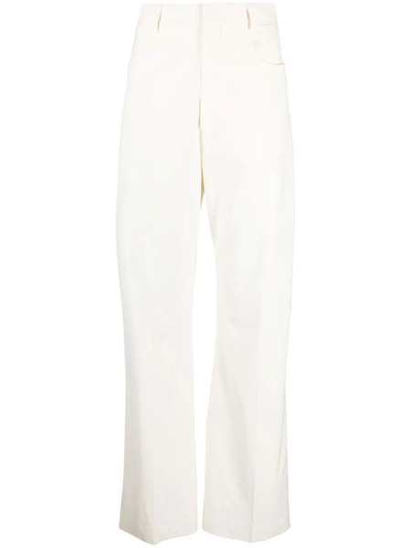  Jacquemus Le Pantalon Sauge Flared Trousers - White 