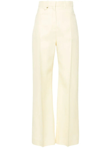  Jacquemus Le Pantalon Sauge Flared Trousers - Yellow 