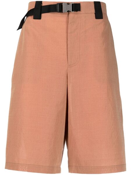  Jacquemus Le Short Meio Belted Shorts - Brown 