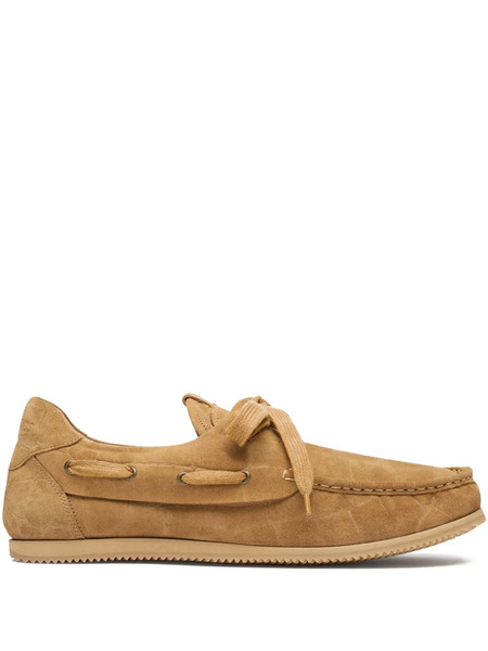  Jacquemus Leather Boat Shoes - Brown 