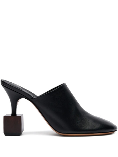  Jacquemus Leather Mules - Black 