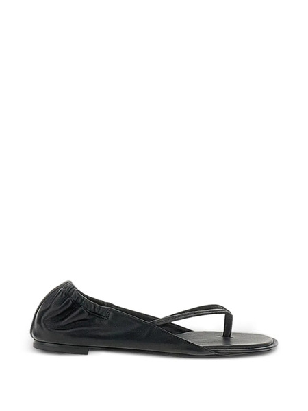  Jacquemus Leather Sandals - Black 