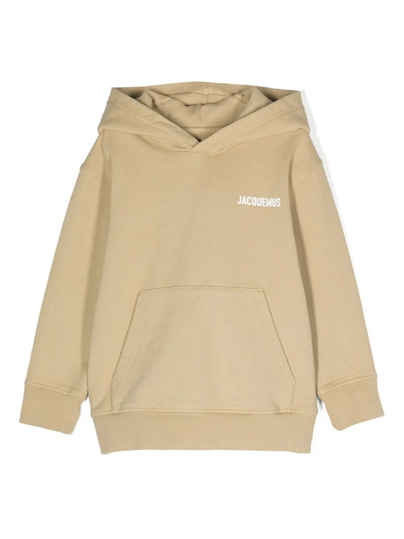  Jacquemus L'enfant Logo-print Hoodie - Neutrals 
