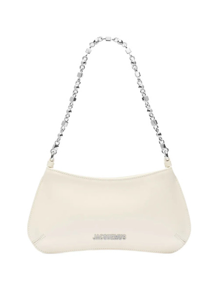  Jacquemus Little Bisou Chain Shoulder Bag - Neutrals 