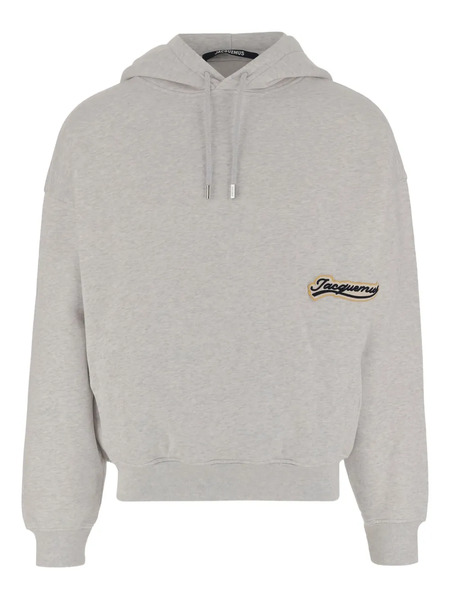  Jacquemus Logo-patch Hoodie - Grey 