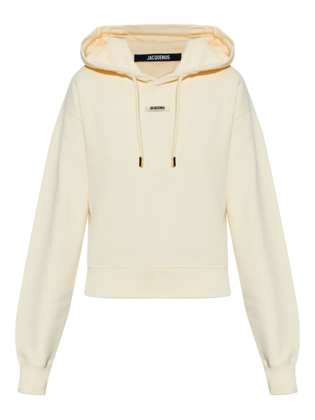  Jacquemus Logo-patch Hoodie - Neutrals 