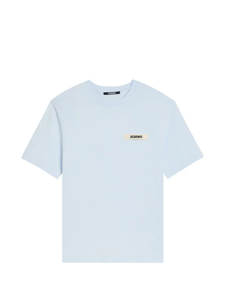  Jacquemus Logo-patch T-shirt - Blue 