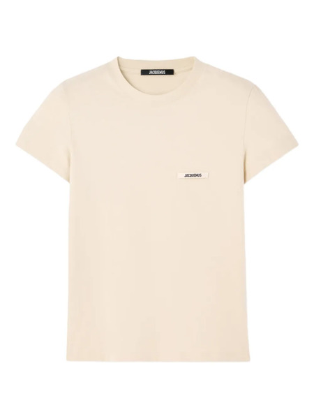 Jacquemus Logo-patch T-shirt - Neutrals 