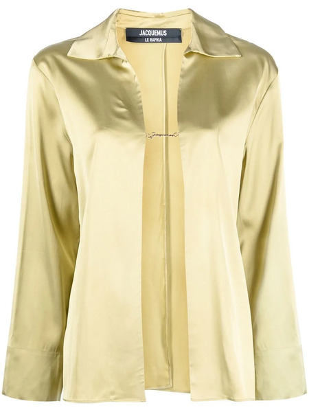  Jacquemus Logo-plaque Blouse - Neutrals 