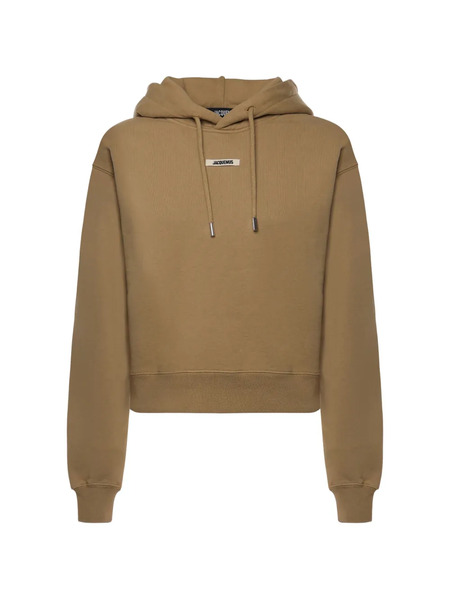  Jacquemus Logo-plaque Hoodie - Neutrals 