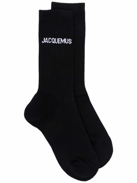  Jacquemus Logo-print Socks - Black 