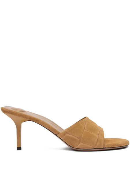  Jacquemus 70mm Cubisto Mules - Brown 