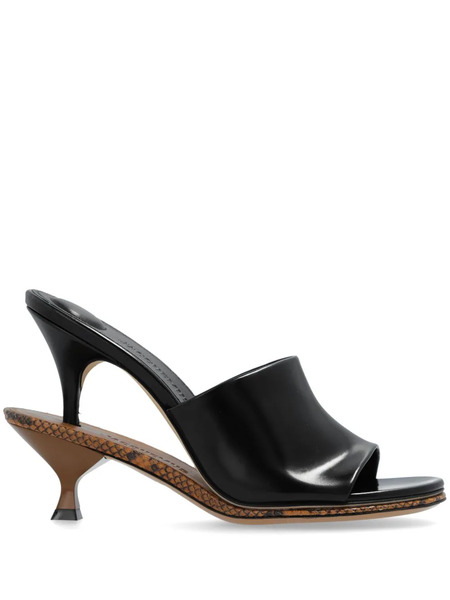  Jacquemus 110mm Le Doubles Mules - Black 