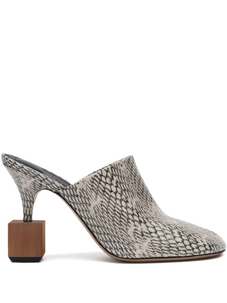  Jacquemus 100mm Les Bisou Mules - Neutrals 