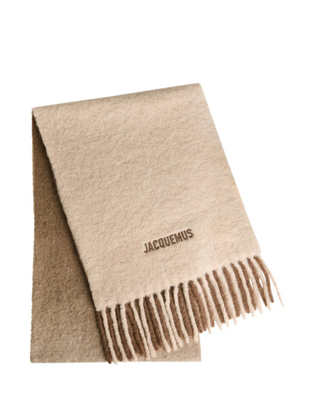  Jacquemus Moisson Fringed Scarf - Neutrals 