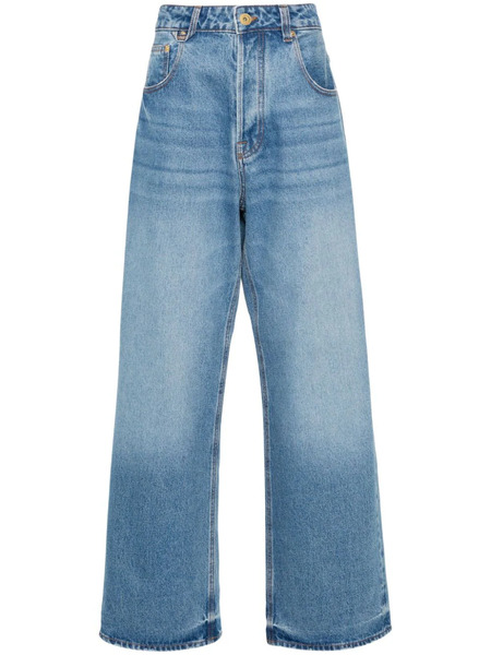  Jacquemus Nîmes Mid-rise Wide Jeans - Blue 