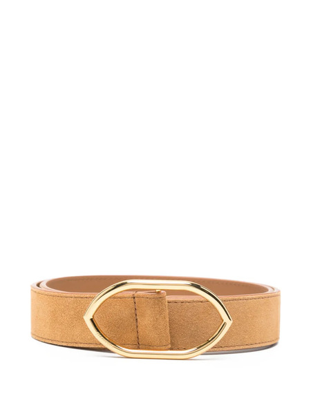  Jacquemus Oval-buckle Belt - Neutrals 