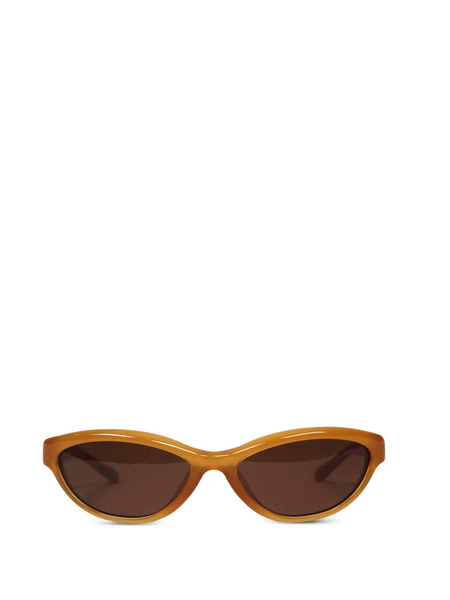  Jacquemus Oval-frame Sunglasses - Orange 