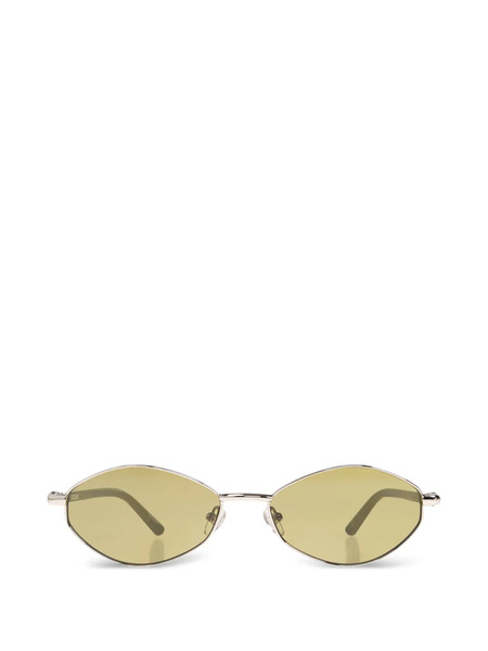  Jacquemus Oval-frame Sunglasses - Silver 