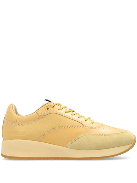  Jacquemus Panelled Lace-up Sneakers - Yellow 