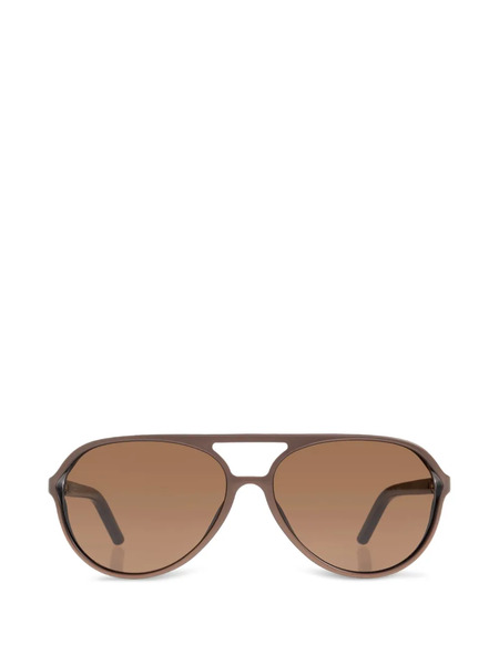  Jacquemus Pilot-frame Sunglasses - Brown 