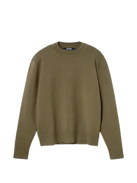  Jacquemus Piqué Logo-embroidered Sweater - Green 