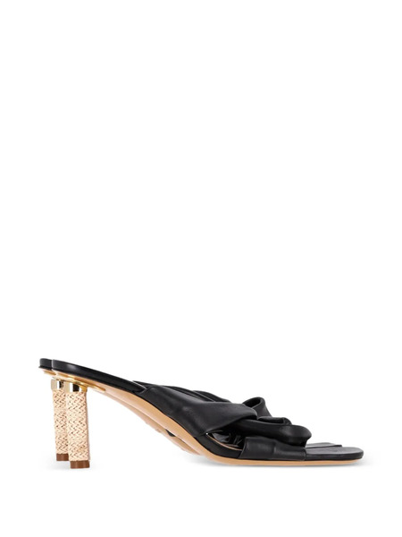  Jacquemus Pre-owned Bellagio Crossover Sandals - Black 