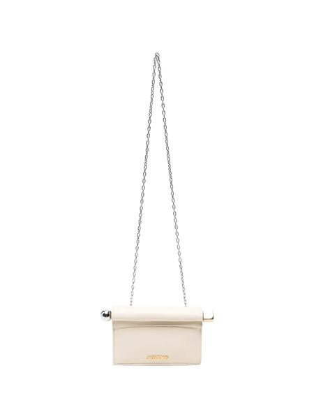  Jacquemus Pre-owned Petiti Pochette Chain-strap Clutch Bag - Neutrals 