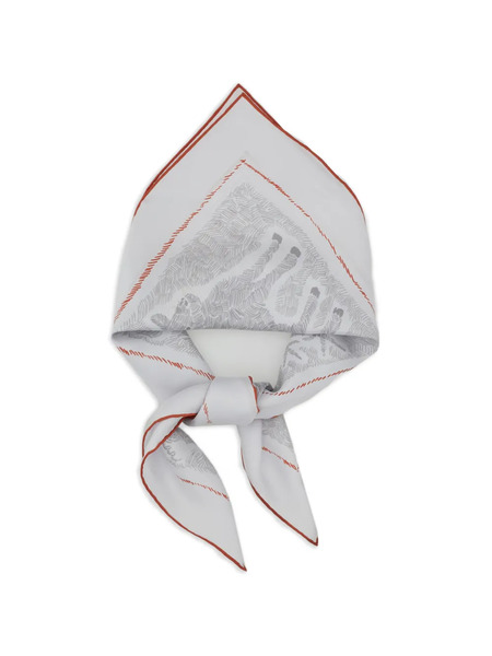  Jacquemus Printed Scarf - White 