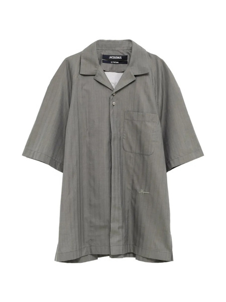 Jacquemus Romarin Short-sleeved Shirt - Green 