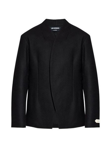  Jacquemus Shawl Collar Jacket - Black 