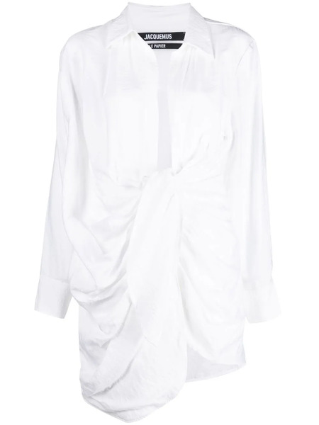  Jacquemus The Bahia Mini Dress - White 