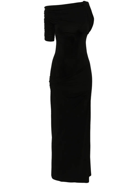  Jacquemus The Drapeado Midi Dress - Black 