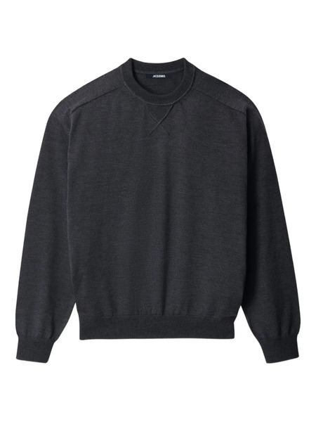  Jacquemus The Embroidered Sweater - Grey 