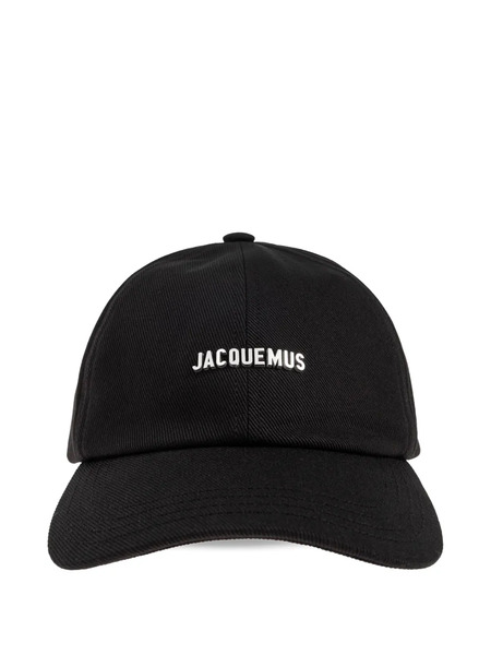  Jacquemus The Gadjo Logo-plaque Baseball Cap Hat - Black 