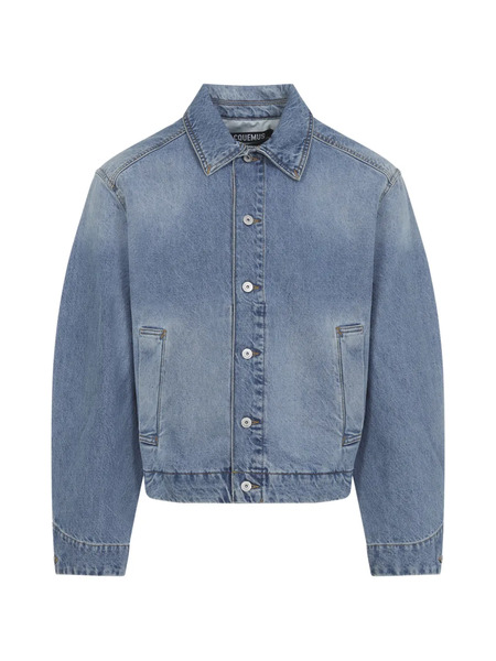  Jacquemus The Mirada De-nîmes Jacket - Blue 