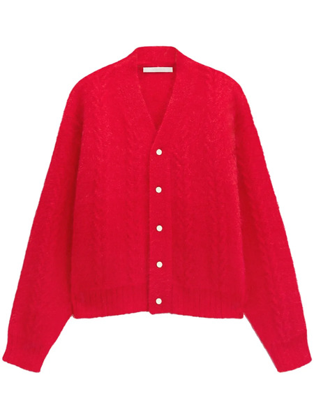  Jacquemus The Nuvola Cardigan - Red 