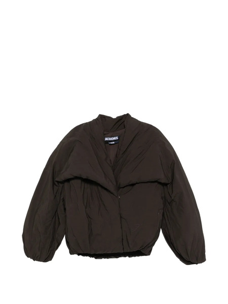  Jacquemus The Paysan Shawl-collar Puffer Jacket - Brown 