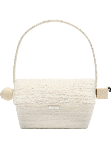  Jacquemus The Rond Carré Shoulder Bag - White 