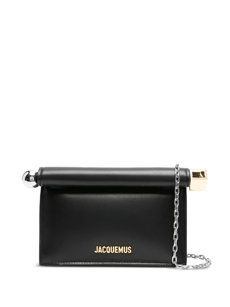  Jacquemus The Small Rond Carré Clutch Bag - Black 