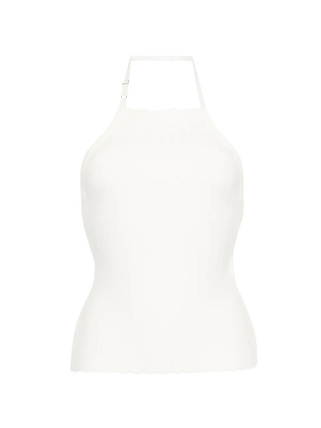  Jacquemus The Tablier Halter Top - White 