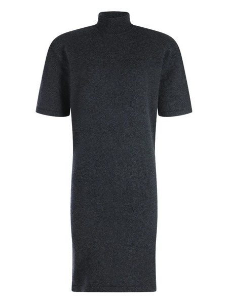  Jacquemus Turtleneck Short-sleeve Dress - Grey 