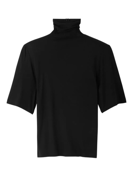 Jacquemus Turtleneck Short-sleeve Top - Black 