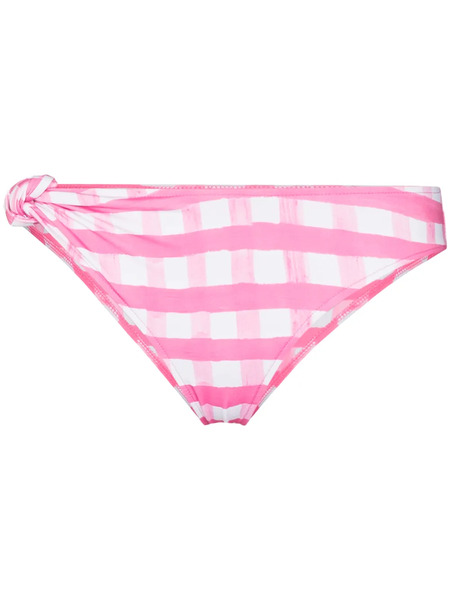  Jacquemus Vichy Gingham Bikini Bottoms - Pink 