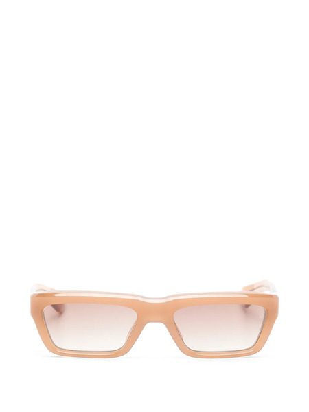  Jacques Marie Mage Rectangle-frame Sunglasses - Neutrals 