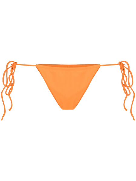  Jade Swim Lana Tie-fastening Bikini Bottoms - Orange 