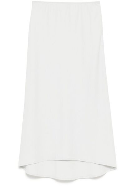  James Perse Bias-cut Sateen Skirt - Blue 